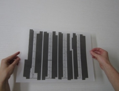 Innere Stimme, Notation as an Instruction for a Performance Lithograph